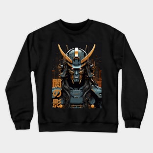 Dark Shadow Futuristic Samurai Crewneck Sweatshirt